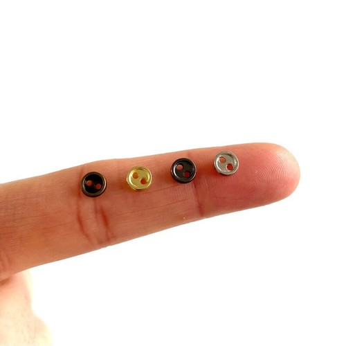 5mm buttons tiny metal round