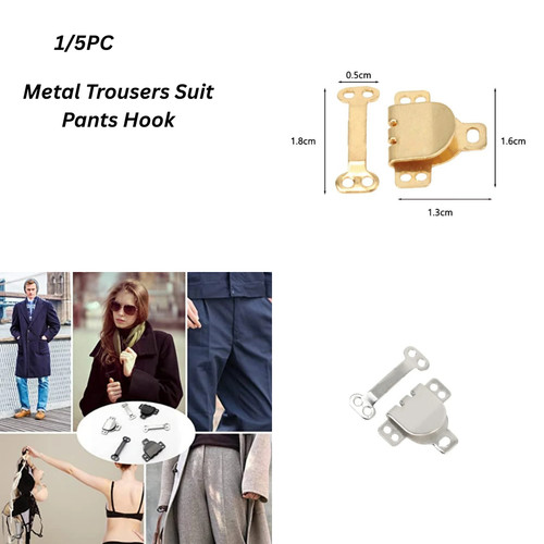 Metal hook and bar - hook, trouser